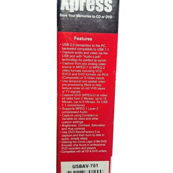 ADS Tech DVD Xpress VHS Video Home Movie Conversion USB Camcorder Memory Keeper - Picture 7 of 14